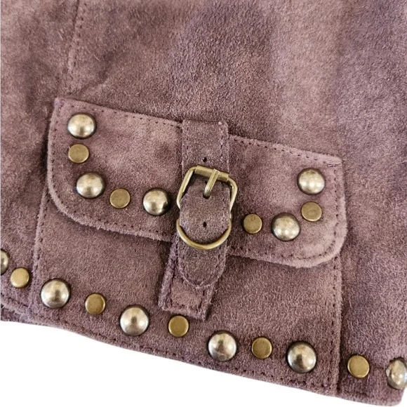 Double D Ranch heavily embellished pocketed, Bolero suede jacket RARE